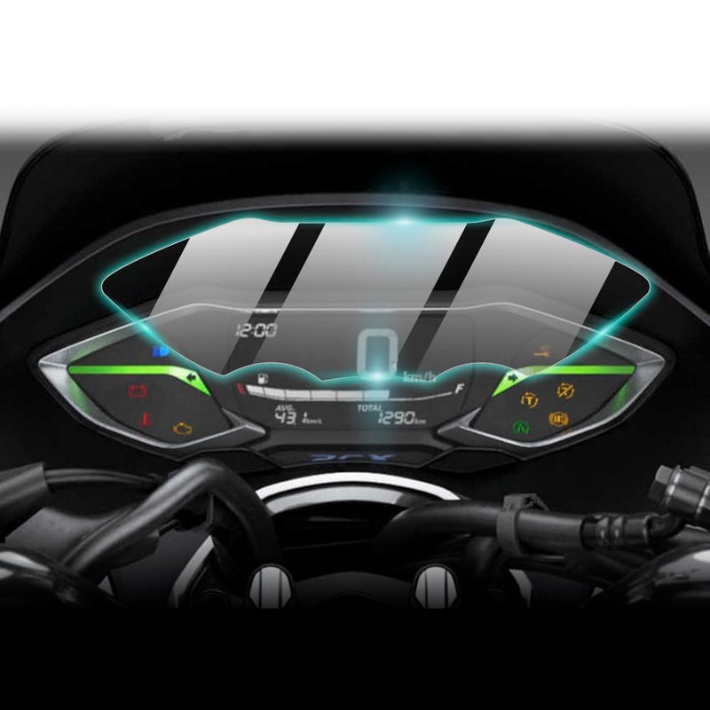 IPG Proactive Compatible with Honda 2021-2025 PCX 160 / PCX 125 Motorcycle Instrument Cluster Speedometer 9H Hardness Screen Protector Nano Ceramic Film Ultra Responsive for PCX 160-125 - Image 2